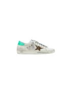 Golden Goose Superstar Sneakers Golden Goose Superstar Sneakers - White/brown/neon green