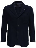 Gabriele Pasini Single-breasted Blue Cashmere Jacket Gabriele Pasini Single-breasted Blue Cashmere Jacket - Blu