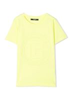 Balmain Yellow Cotton T-shirt Balmain Yellow Cotton T-shirt - Giallo