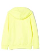 Balmain Neon Yellow Cotton Hoodie Balmain Neon Yellow Cotton Hoodie - Giallo