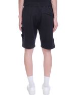 Stone Island Shorts In Black Cotton Stone Island Shorts In Black Cotton - black