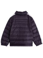Moncler Alber Down Jacket In Blue Nylon Moncler Alber Down Jacket In Blue Nylon - Blu
