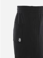 Billionaire Cotton Shorts With Logo Patch Billionaire Cotton Shorts With Logo Patch - BLACK