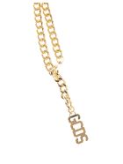 Crystal-embellished Logo Chocker GCDS Crystal-embellished Logo Chocker - Multicolor grey