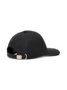 Alexander McQueen Black Hat With Graffiti Logo Alexander McQueen Black Hat With Graffiti Logo - Black