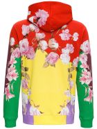 Valentino Multicolor Jersey Hoodie With Logo Print Valentino Multicolor Jersey Hoodie With Logo Print - Multicolor