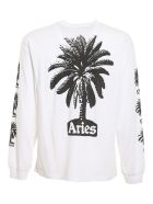 Aries Palm Ls Tee Aries Palm Ls Tee - Wht White