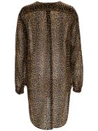 Saint Laurent Animalier Wool Shirt Saint Laurent Animalier Wool Shirt - Brown