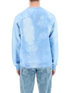 Martine Rose Tie-dye Crewneck Sweatshirt With Logo Martine Rose Tie-dye Crewneck Sweatshirt With Logo - LIGHT BLUE (Light blue)