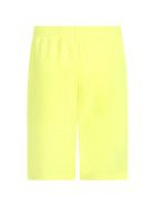 Balenciaga Neon Yellow Short For Kids With Logo Balenciaga Neon Yellow Short For Kids With Logo - Yellow