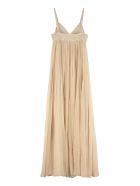 Alberta Ferretti Long Chiffon Dress Alberta Ferretti Long Chiffon Dress - Beige