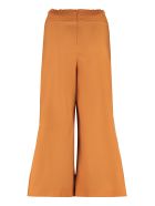 Pinko Teso Cotton Cropped Trousers Pinko Teso Cotton Cropped Trousers - Orange