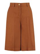 Pinko Ordinato Cotton Blend Bermuda Shorts Pinko Ordinato Cotton Blend Bermuda Shorts - brown