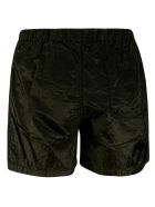 Stone Island Logo Patch Drawstring Boxer Shorts Stone Island Logo Patch Drawstring Boxer Shorts - Dark Green