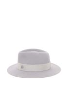 Maison Michel Andre Felt Trilby Hat Maison Michel Andre Felt Trilby Hat - PEARL GREY (Grey)