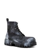 Balenciaga Strike Boots In Painted Effect Nylon Balenciaga Strike Boots In Painted Effect Nylon - Black