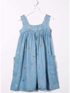 Stella McCartney Kids Floral Lyocell Dress Stella McCartney Kids Floral Lyocell Dress - Multicolor