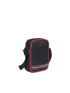 Alexander Mcqueen Mini Messenger Logo Bag Alexander McQueen Mini Messenger Logo Bag - Black