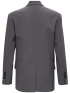 Tela Dolly Grey Blazer In Wool Blend Tela Dolly Grey Blazer In Wool Blend - Grey