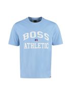 Hugo Boss Boss X Russell Athletic - Cotton Crew-neck T-shirt Hugo Boss Boss X Russell Athletic - Cotton Crew-neck T-shirt - Blue