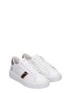 D.A.T.E. Sfera Sneakers In White Leather D.A.T.E. Sfera Sneakers In White Leather - white