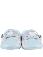 Gallucci Multicolor Ballerina Flats For Babygirl Gallucci Multicolor Ballerina Flats For Babygirl - Light Blue