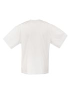 Marni Cotton Jersey T-shirt With Marni Print Marni Cotton Jersey T-shirt With Marni Print - Lily White