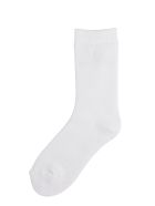Socks In White Cotton Balenciaga Socks In White Cotton - BIANCO/NERO