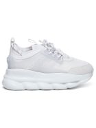 Versace Chain Reaction Panelled Sneakers Versace Chain Reaction Panelled Sneakers - White