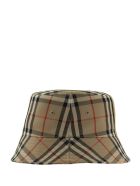 Burberry Vintage Check Cotton Blend Bucket Hat Burberry Vintage Check Cotton Blend Bucket Hat - Archive Beige