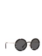 Miu Miu Miu Miu Mu 59us Havana Black / White Sunglasses Miu Miu Miu Miu Mu 59us Havana Black / White Sunglasses - HAVANA BLACK / WHITE