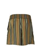 Burberry Marsett - Icon Stripe Silk Shorts Burberry Marsett - Icon Stripe Silk Shorts - Archive Beige