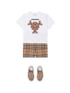 Burberry White Newborn T-shirt Burberry White Newborn T-shirt - Bianco
