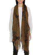 Cotton Scarf Uma Wang Cotton Scarf - Coffee/black