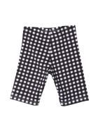 Monnalisa Gingham Checkered Shorts Monnalisa Gingham Checkered Shorts - Bianco/nero