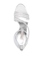 Casadei Julia Venus Planet Silver Sandals Casadei Julia Venus Planet Silver Sandals - Metallic