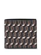 Dsquared2 Bifold Leather Wallet With Logo Dsquared2 Bifold Leather Wallet With Logo - Brown
