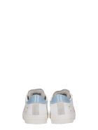 D.A.T.E. Hill Low Sneakers In White Leather D.A.T.E. Hill Low Sneakers In White Leather - white
