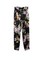 Monnalisa Floral Trousers Monnalisa Floral Trousers - Nero