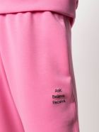 Merci Pink Cotton Jogger With Print Merci Pink Cotton Jogger With Print - Pink