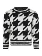 Simonetta Multicolor Sweater For Girl Simonetta Multicolor Sweater For Girl - Black