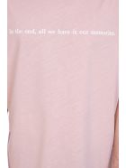 Throwback T-shirt In Rose-pink Cotton Throwback T-shirt In Rose-pink Cotton - rose-pink