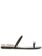 Casadei City Soraya Leather Sandals Casadei City Soraya Leather Sandals - Grey
