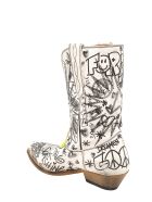 Golden Goose Wish Star Low Boots Golden Goose Wish Star Low Boots - White