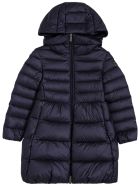Il Gufo Long Quilted Blue Nylon Down Jacket Il Gufo Long Quilted Blue Nylon Down Jacket - Blu