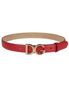 Dolce & Gabbana Logo Buckle Belt Dolce & Gabbana Logo Buckle Belt - Red
