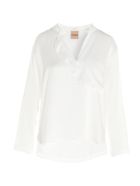 (nude) Blouse (nude) Blouse - White