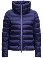 Save the Duck High Neck Ecological Blue Down Jacket Save the Duck High Neck Ecological Blue Down Jacket - Blu