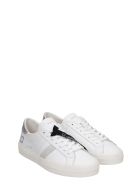 D.A.T.E. Hill Low Sneakers In White Leather D.A.T.E. Hill Low Sneakers In White Leather - white