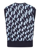 Dodo Bar Or Gilet Maglia Collo V Blu Dodo Bar Or Gilet Maglia Collo V Blu - Blue